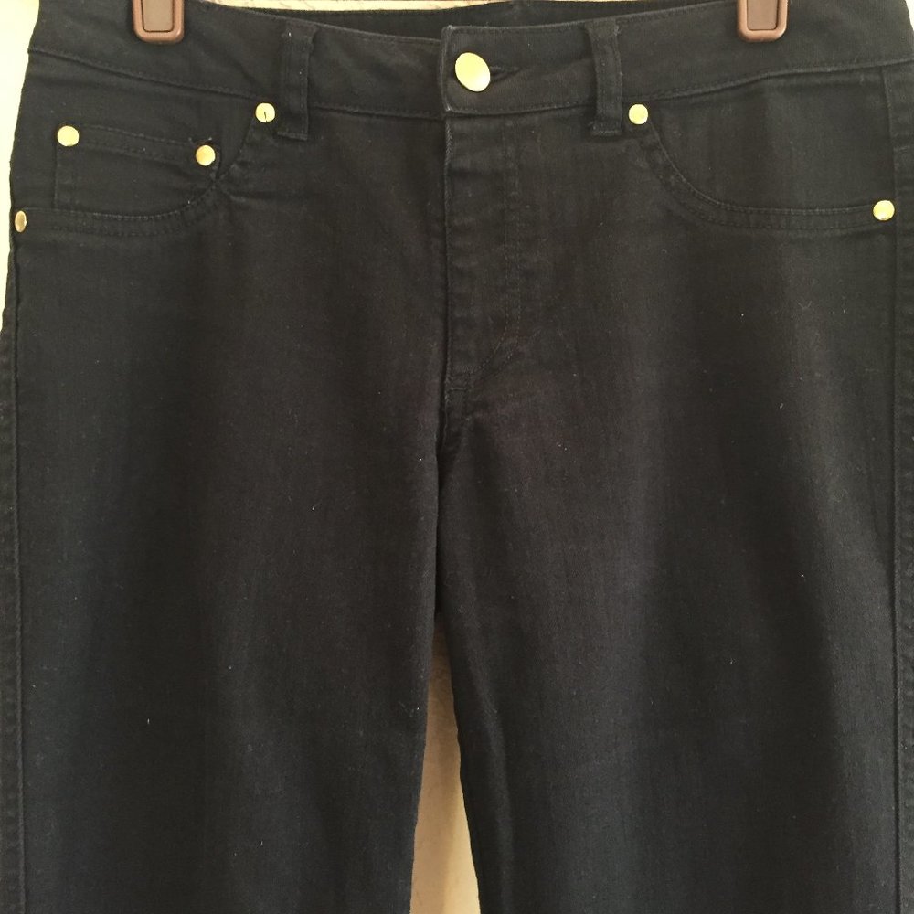 IMAN Black Light Weight Skinny Denim Jeans Sz S